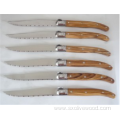 Olive Wood Steak Knives